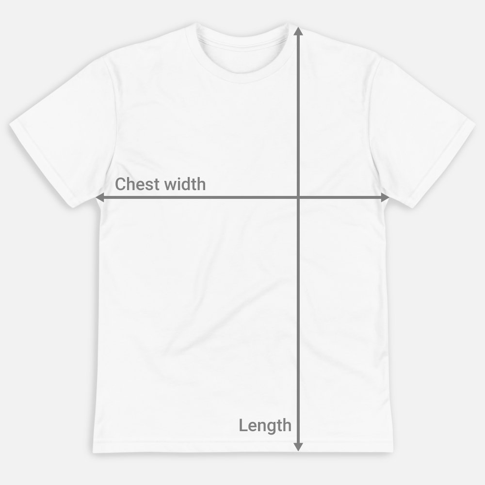 Size Guide (White Shirt)