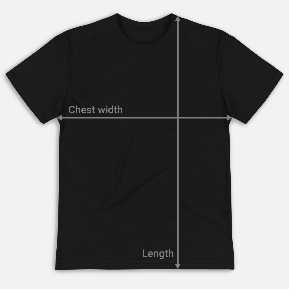 Size Guide (Black Shirt) (Copy)